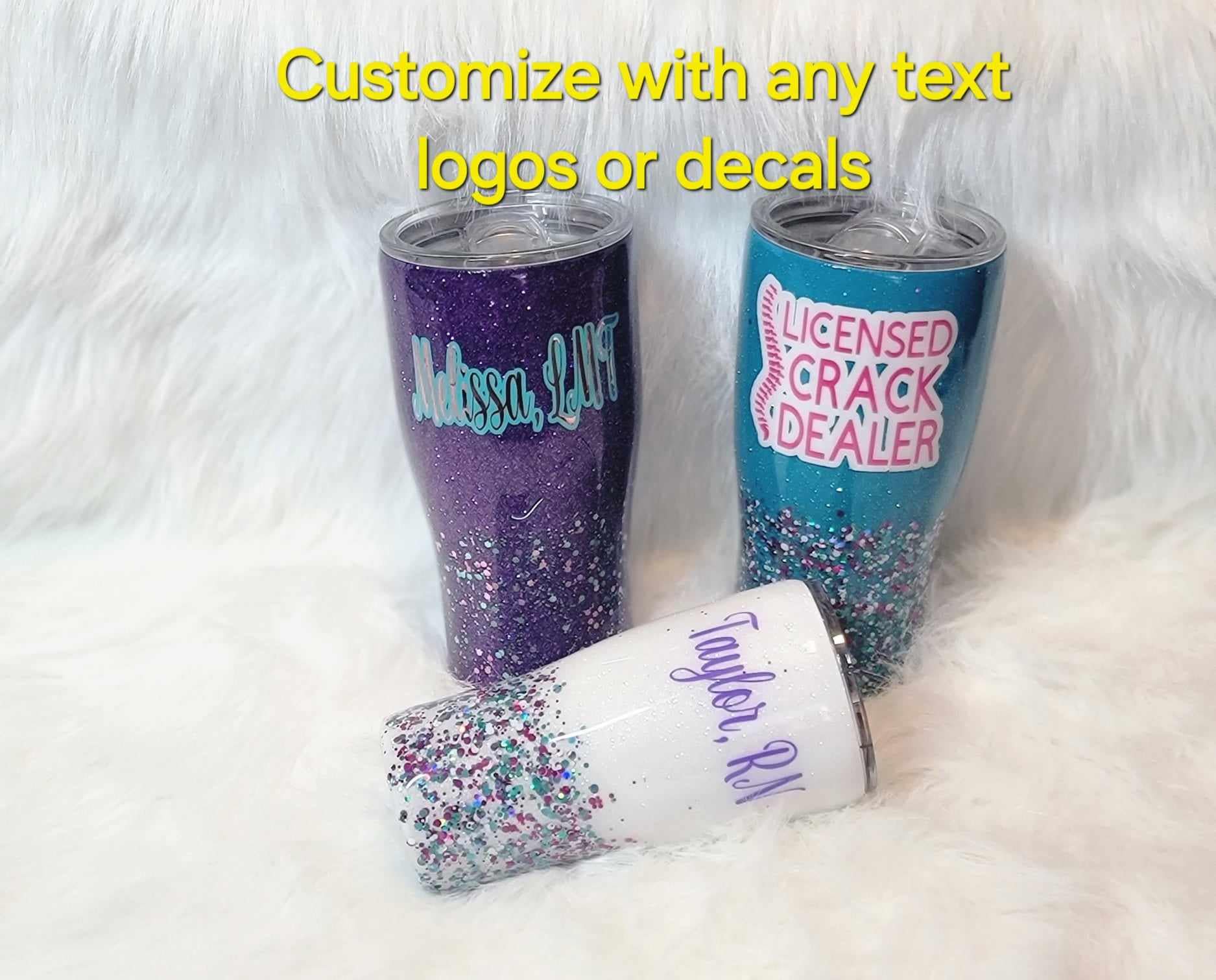 Glitter Tumbler Yeti - Etsy