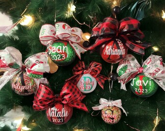 Personalized Christmas ornaments