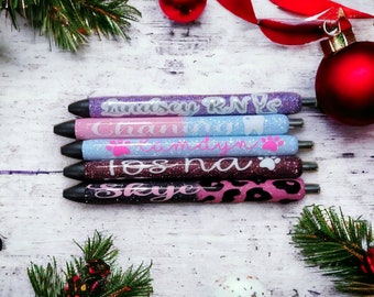 Custom glitter pens, appreciation gifts, employee gifts, coworker birthday gifts and more, personalized gift,CNA week