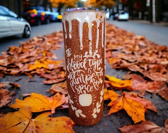 Pumkin spice 3d drip tumbler
