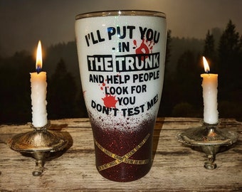 Halloween Tumbler: Crime Scene Cup