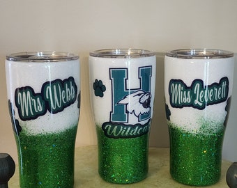 Personalized Glitter tumbers