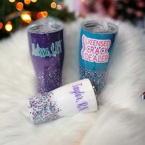 Custom Glitter Tumbler – K and N Designs