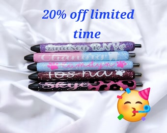 Personalized Glitter InkJoy Gel Pen – Custom Name Sparkle Pen
