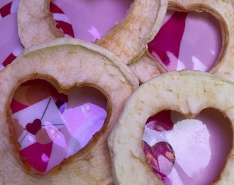 valentine Apple crisps for dogs