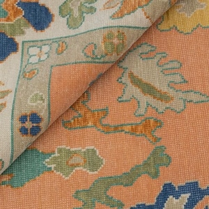 Worn rug, Low pile rug, Oriental rug, Oushak rug, Vintage rug, Turkish rug, Bohemian rug, Nomadic rug, Floral rug, 8x10, 9x12, 10x14,12x15