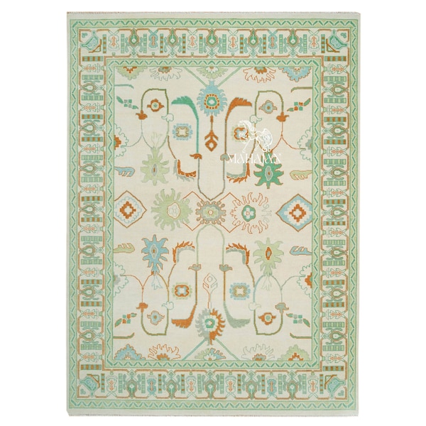 Green and Rust Rugs Etsy