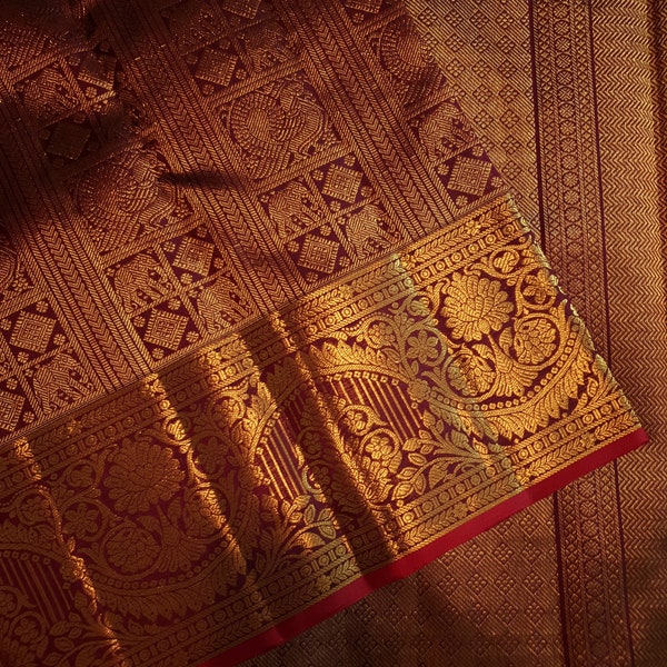 2gramPure Silk Kanjeevarm/Kanchipattu handloom Sarees; see description / ask seller for availability before booking