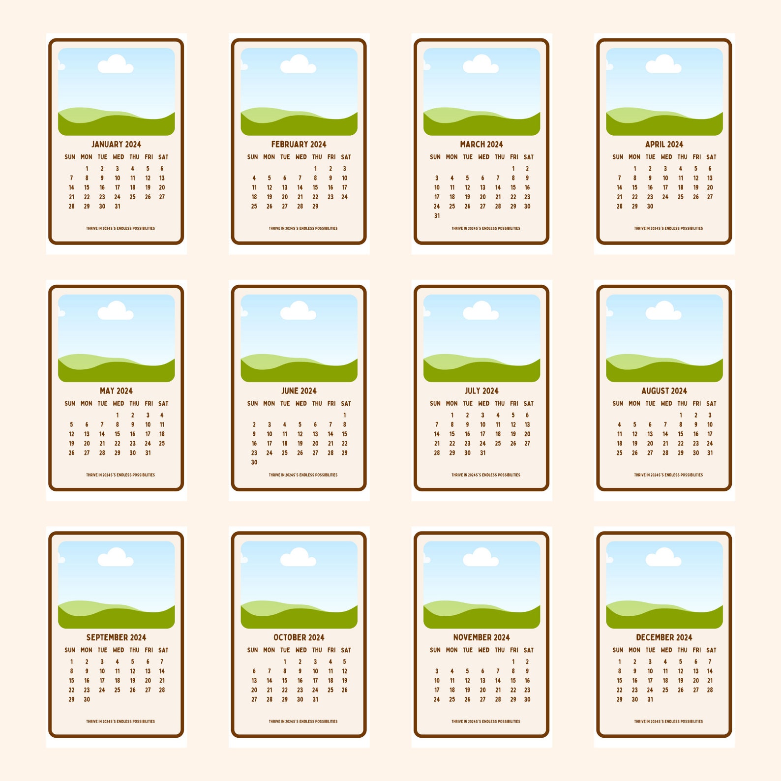 Mini Calendar 2024 Template Mini - Il 1588xN.5714121831 2fo1 