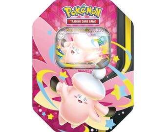 Pokemon Mega Clefable Moonlit Tin Sealed - Pokemon TCG Collectible Tin