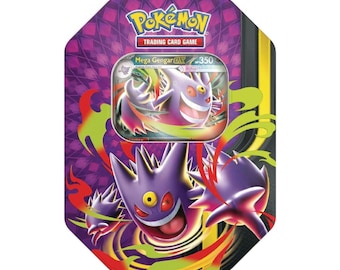 Pokemon Mega Gengar Moonlit Tin Sealed - Pokemon TCG Collectible Tin