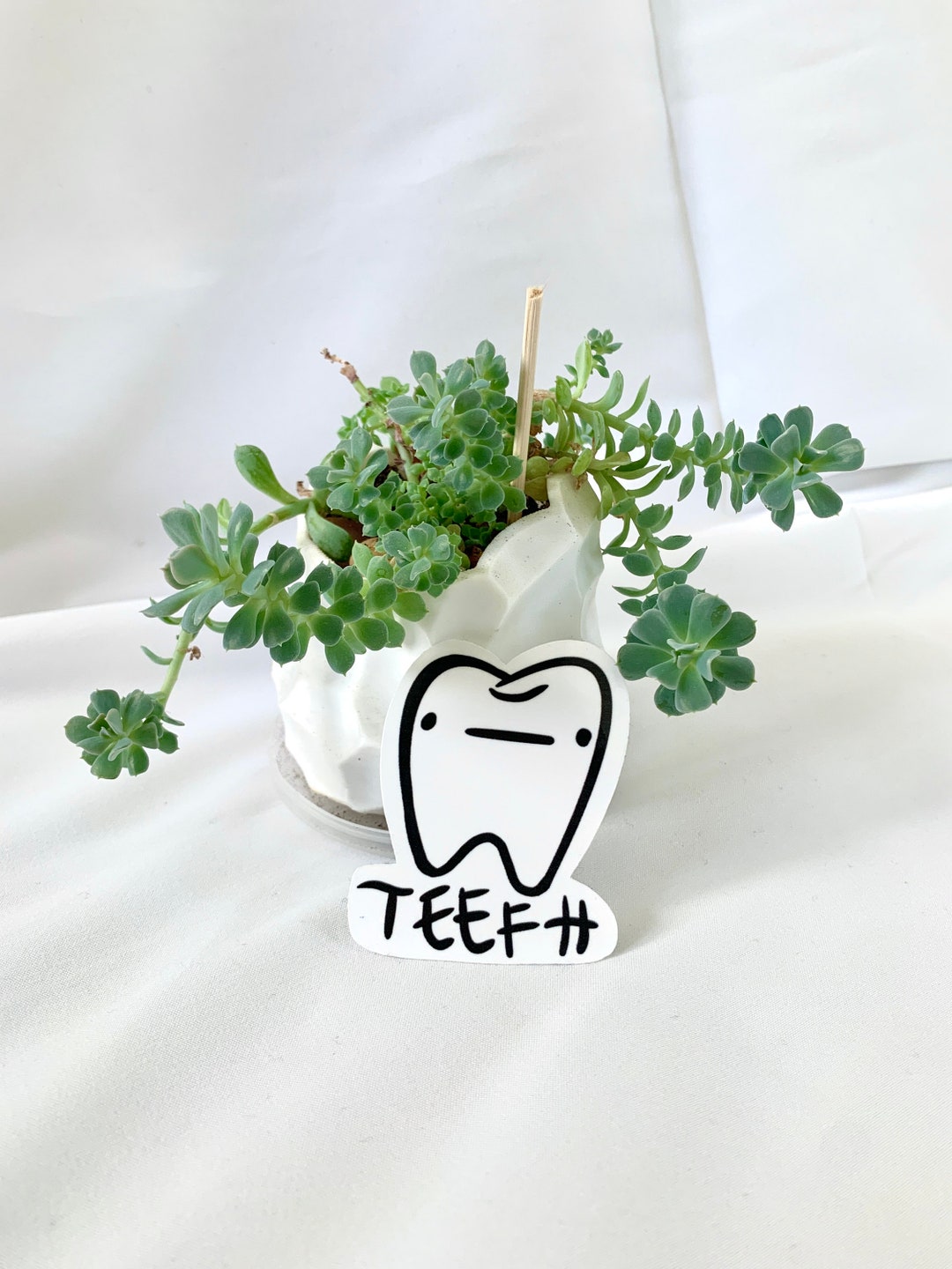 Teeth Sticker - Etsy