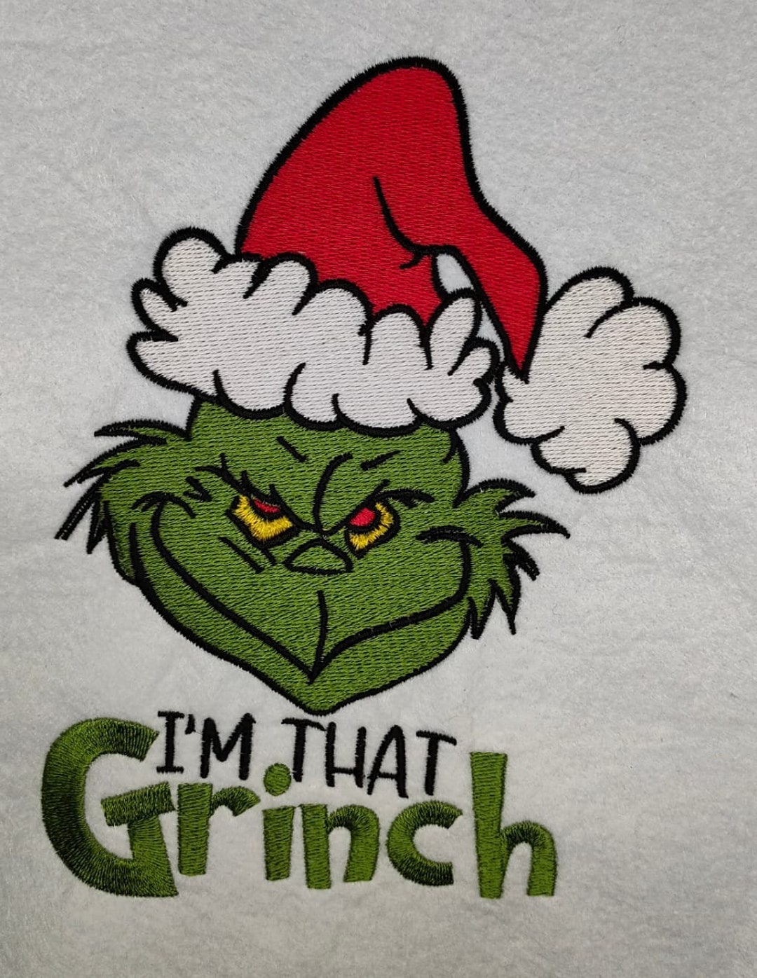 Im That Christmas Thief Machine Embroidery Design Christmas Embroidery