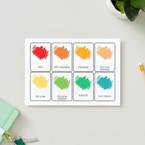 Flashcards colors | Pre-school learning | Color learning