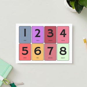 Flashcards voor kinderen | Kaarten hoofdkleuren | Leren voor school