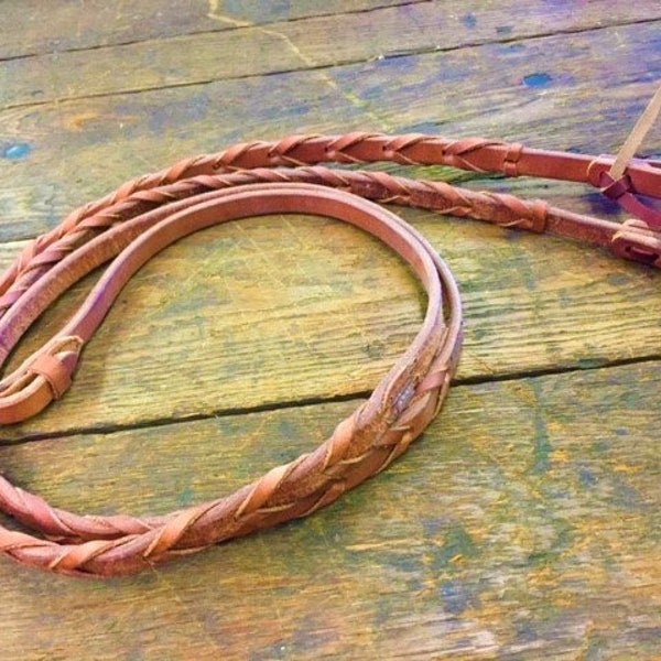 Harness Leather laced Reins