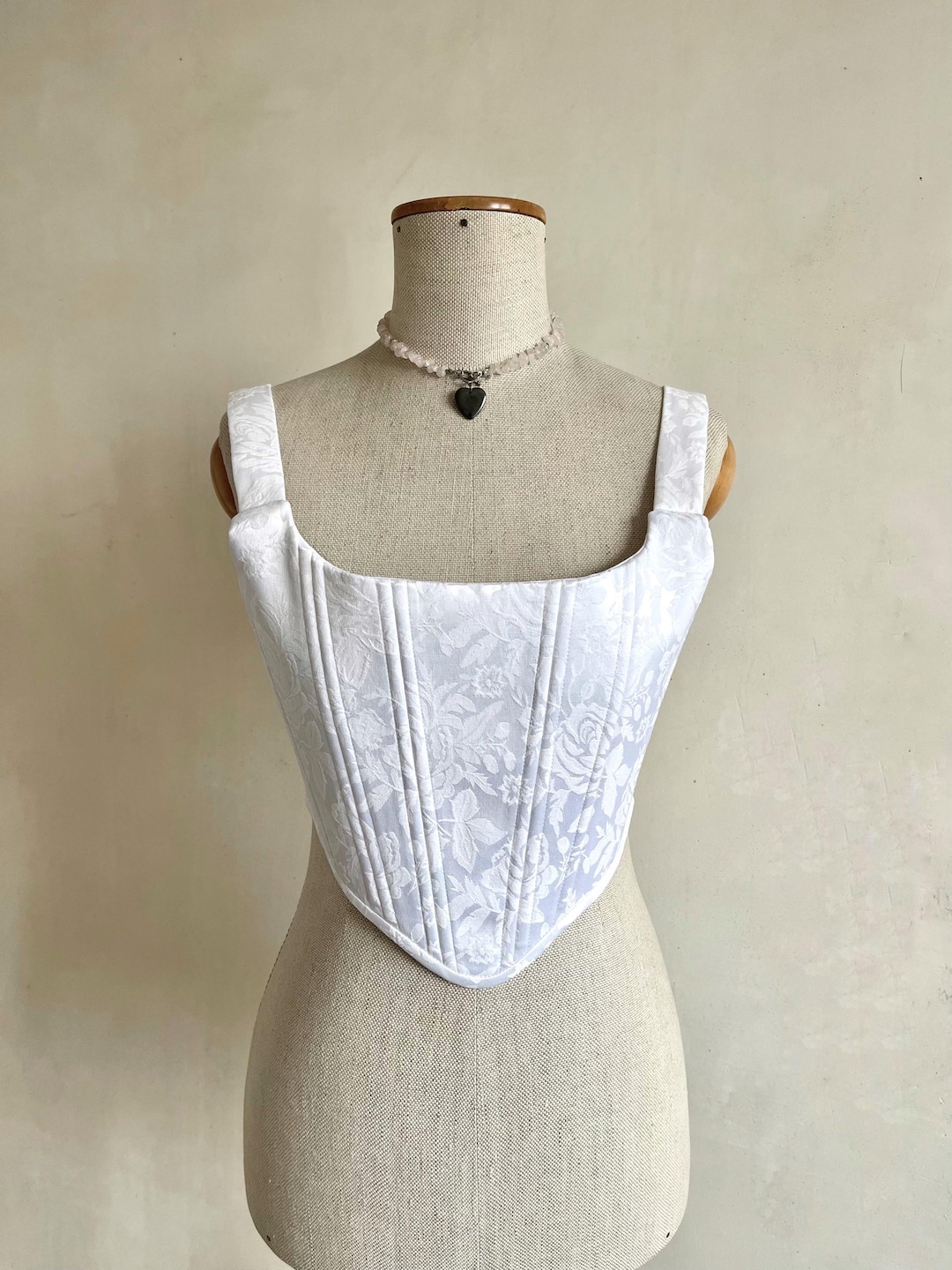 White Corset Top, Romantic Wedding Bustier, Renaissance Fairy Bodice - Etsy