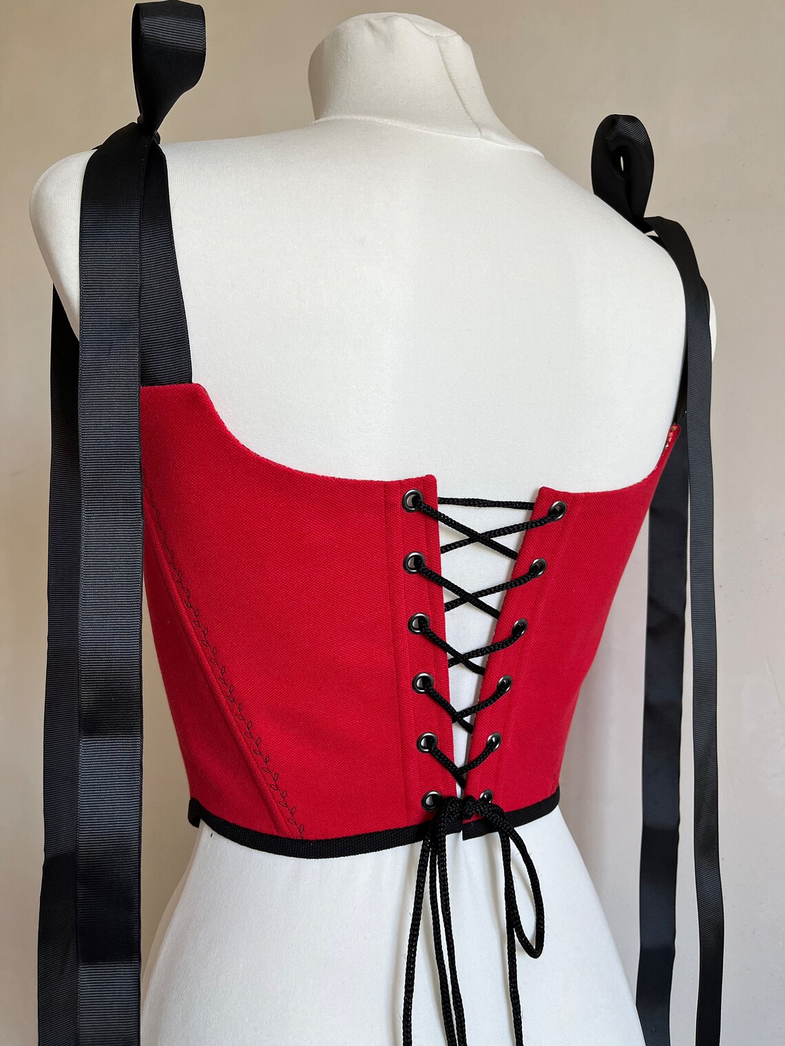 Red Corset Black Corset Top Women Corset With Bow Trend Corset Romantic — free download