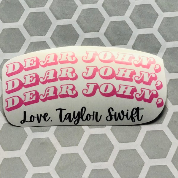 Taylor Swift Dear John Sticker