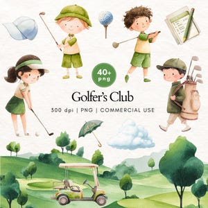 Golf Clipart, Golf Sports Clipart, Golf PNG, Golf Course, Golf Hobby Clipart, Golf Ball Clipart, Golf Clib Clipart, Golf Birthday Clipart