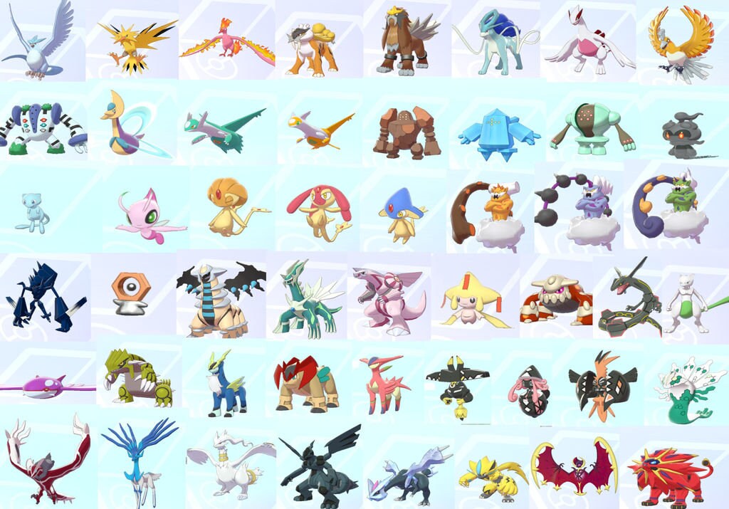 Shiny Legendaries - Etsy