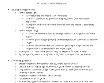 2023 ANCC Family Nurse Practitioner Certification Exam Study Guide