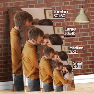 Impressões em tela personalizadas, presentes, ideias para presentes, decoração para casa, impressão em tela, tela personalizada, retratos personalizados, decoração de parede, arte de parede em tela, tela fotográfica