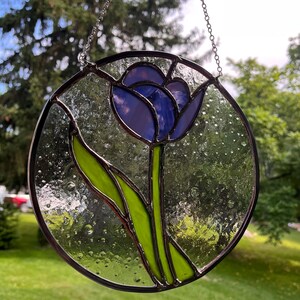 Stained Glass Tulip