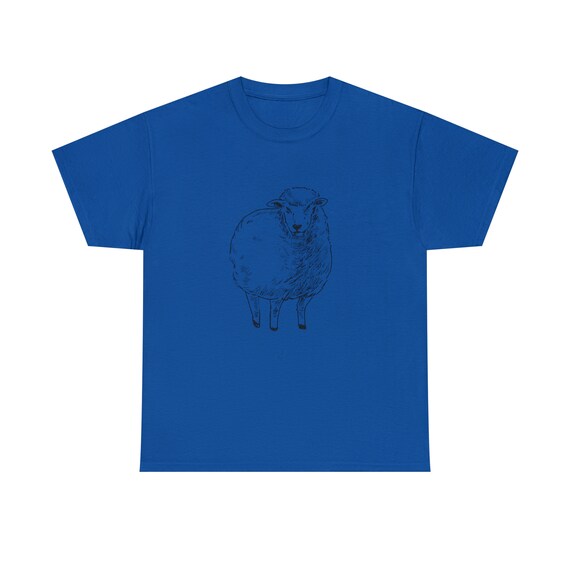 Sheep, Lamb Unisex Heavy Cotton Tee