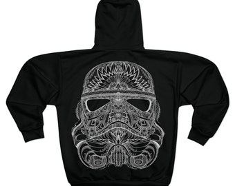 Star Wars Storm Trooper, sweat à capuche zippé unisexe