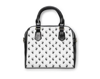 Panda Pattern Shoulder Handbag