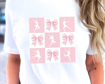 Coquette Dance T-shirt, Ballet Dancer Tee Dance Lover Gift, Unisex Jersey Shirt Dance Studio Apparel Dance Teacher Top