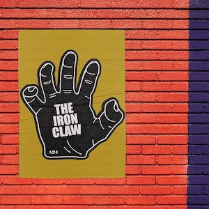 A24 Poster The Iron Claw Digital Download Zac Effron Jeremy Allen White Harris Dickinson Wrestling Glove