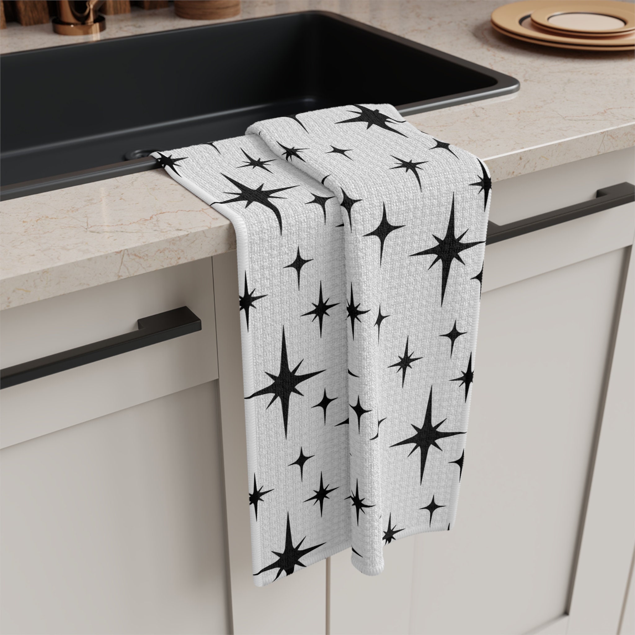 Polyester Dish Cloths, Mid-century Modern Microfiber Kitchen Towels Set, Geometry  Hand Towels For Drying Dishes Kitchen Towels And Dish Sets Towel,, Kitchen  Accessories, Kitchen Supplies - Temu