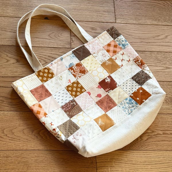 Quilted Tote Bag Handmade Quilted Tote Bag Stylish Quilted Tote Large Quilted Tote Bag Eco-Friendly Quilted Tote Bride Tote Bag