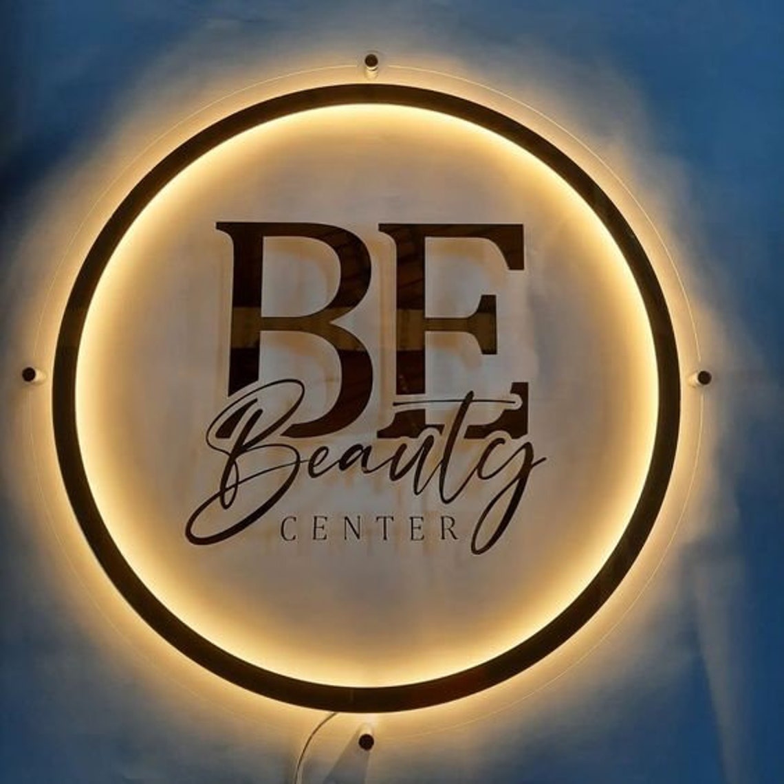Backlit Business Logo Beauty Salon Logo Dental Logo Sign Boutique Logo ...