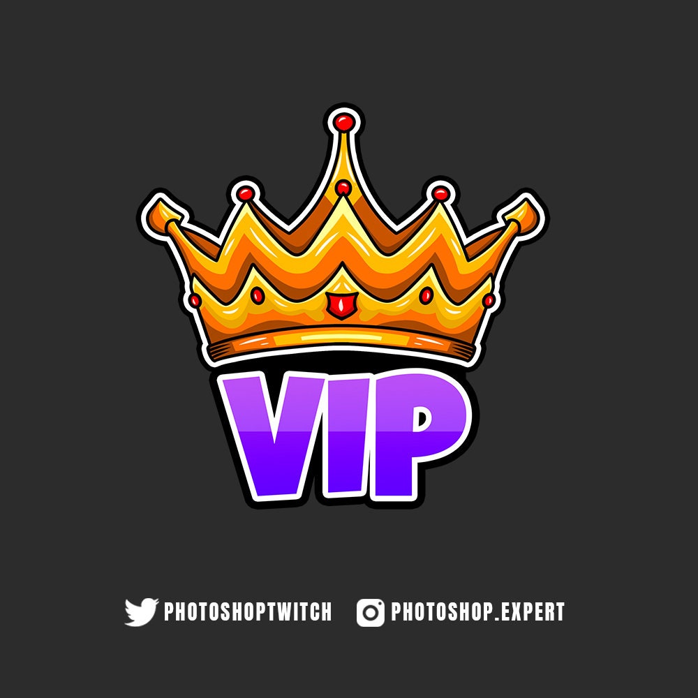 VIP Emote, Twitch VIP Emote, Twitch Emotes, Discord Emote, VIP Emotes
