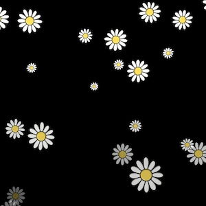Falling Daisy Flower Overlay Animated, Twitch Overlay, Perfect Loop, Seamless Loop , Daisy rain, Raining Daisy, Easter, Easter Twitch Alerts