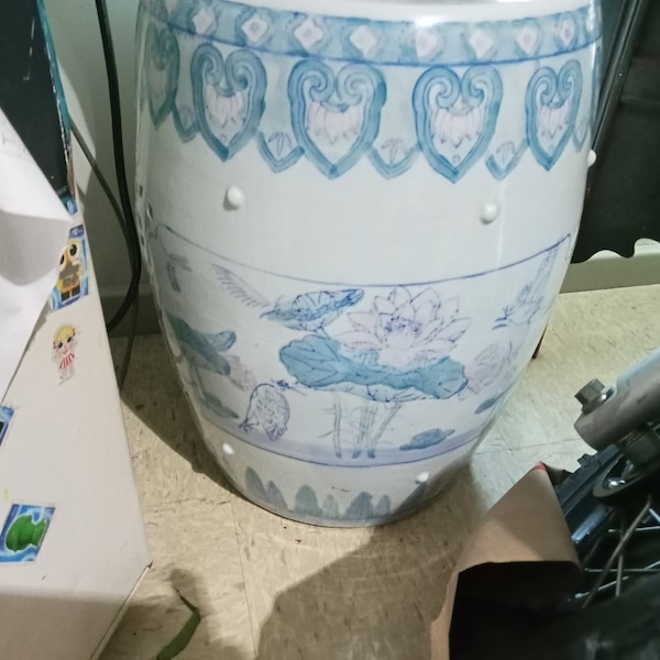 Antique Chinese Garden Stool - Etsy