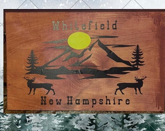 Whitefield newhampshire decor sign