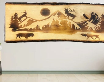 Western view wall decor