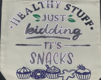 Healthy stuff just kidding handbag