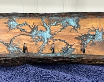 One of a kind ocean blue keyrack