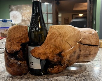 Wine holder table decor