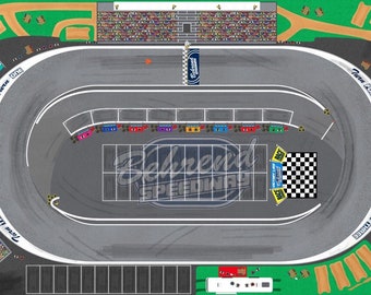 Kids Racetrack Playmat - Behrend Speedway