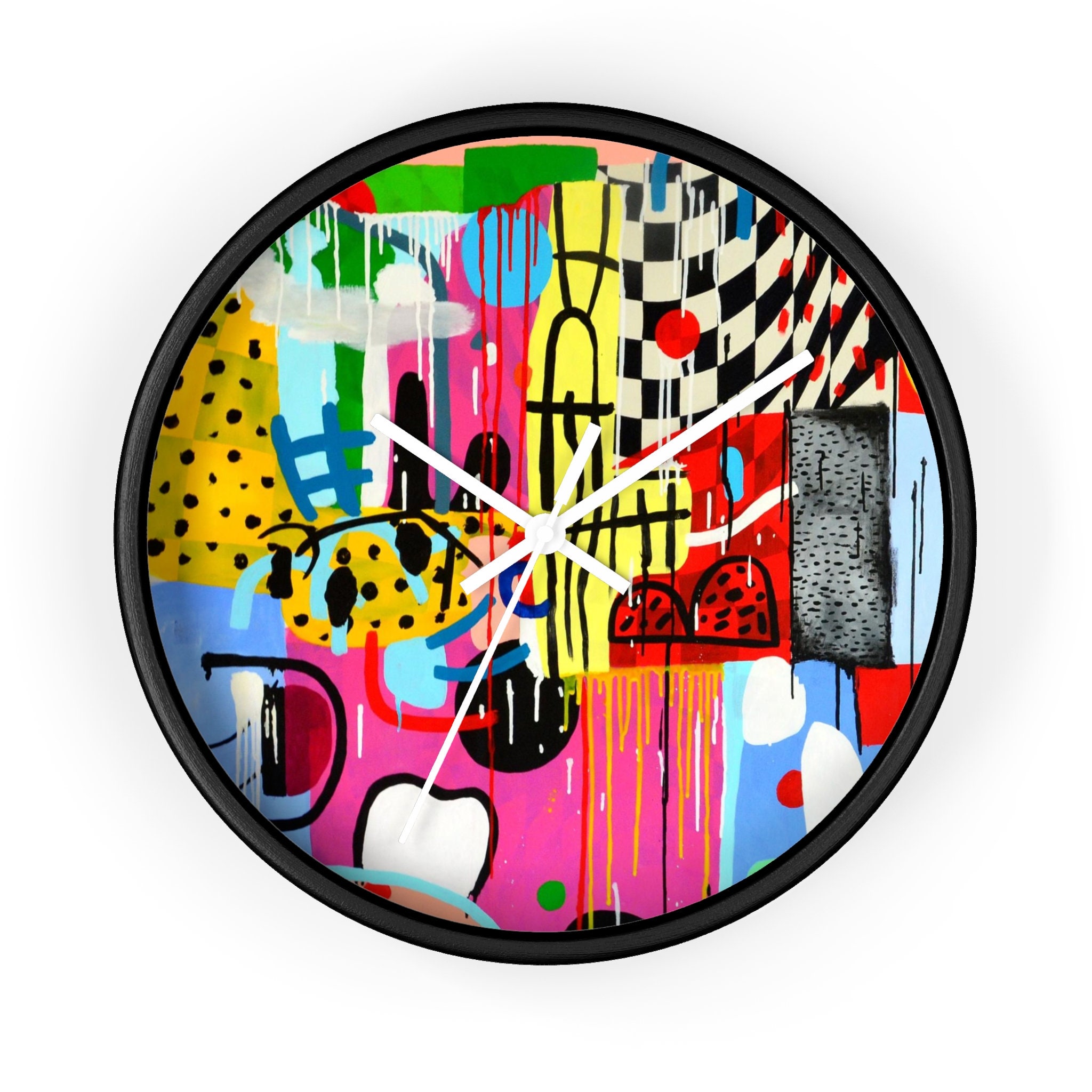 Unique Wall Clock, Modern Art Wall Clock, Modern Living Room Wall Decor ...