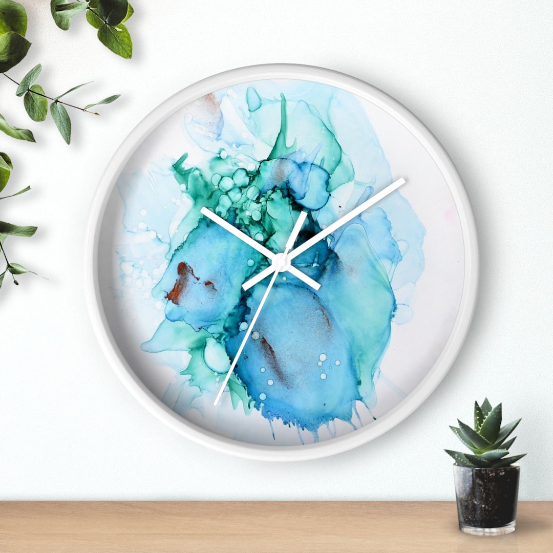 Unique Wall Clock, Modern Art Wall Clock, Modern Living Room Wall Decor
