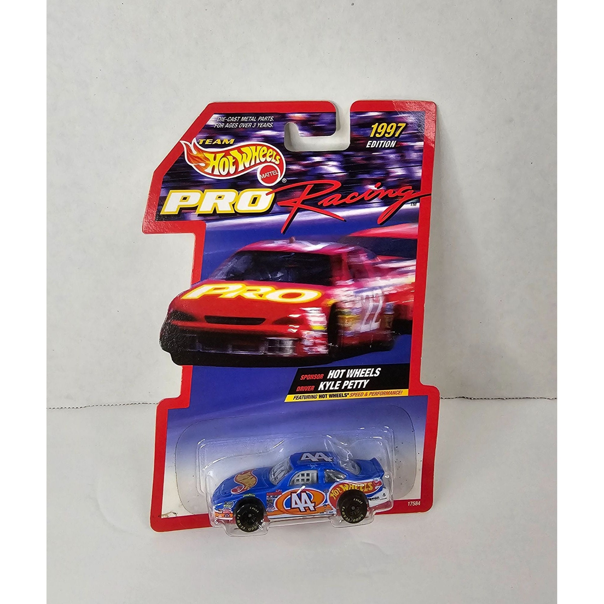 1997 Edition Team Hot Wheels Nascar Pro Racing #44 KYLE