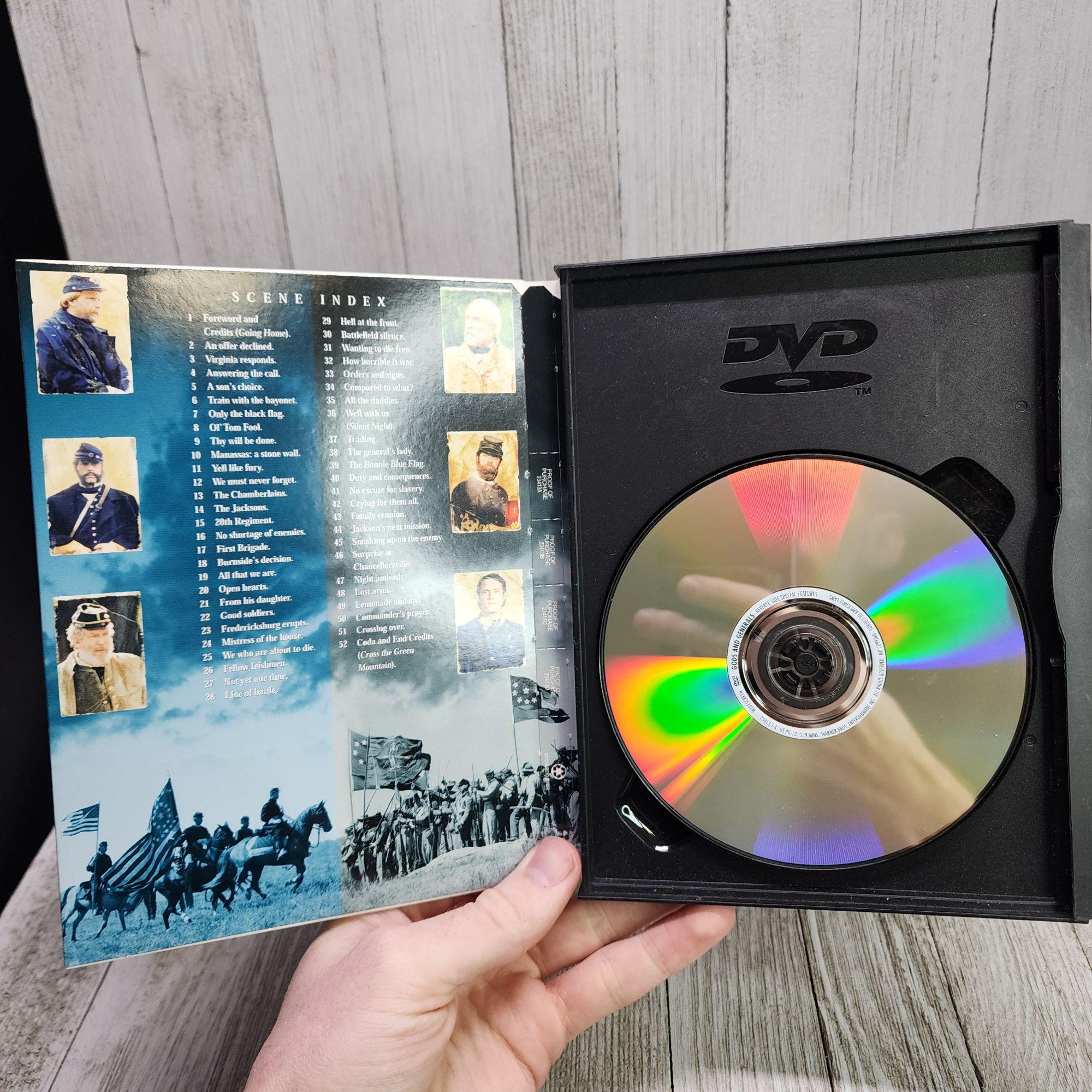 Gods and Generals - DVD 2002 - Jeff Daniels Stephen Lang Vintage