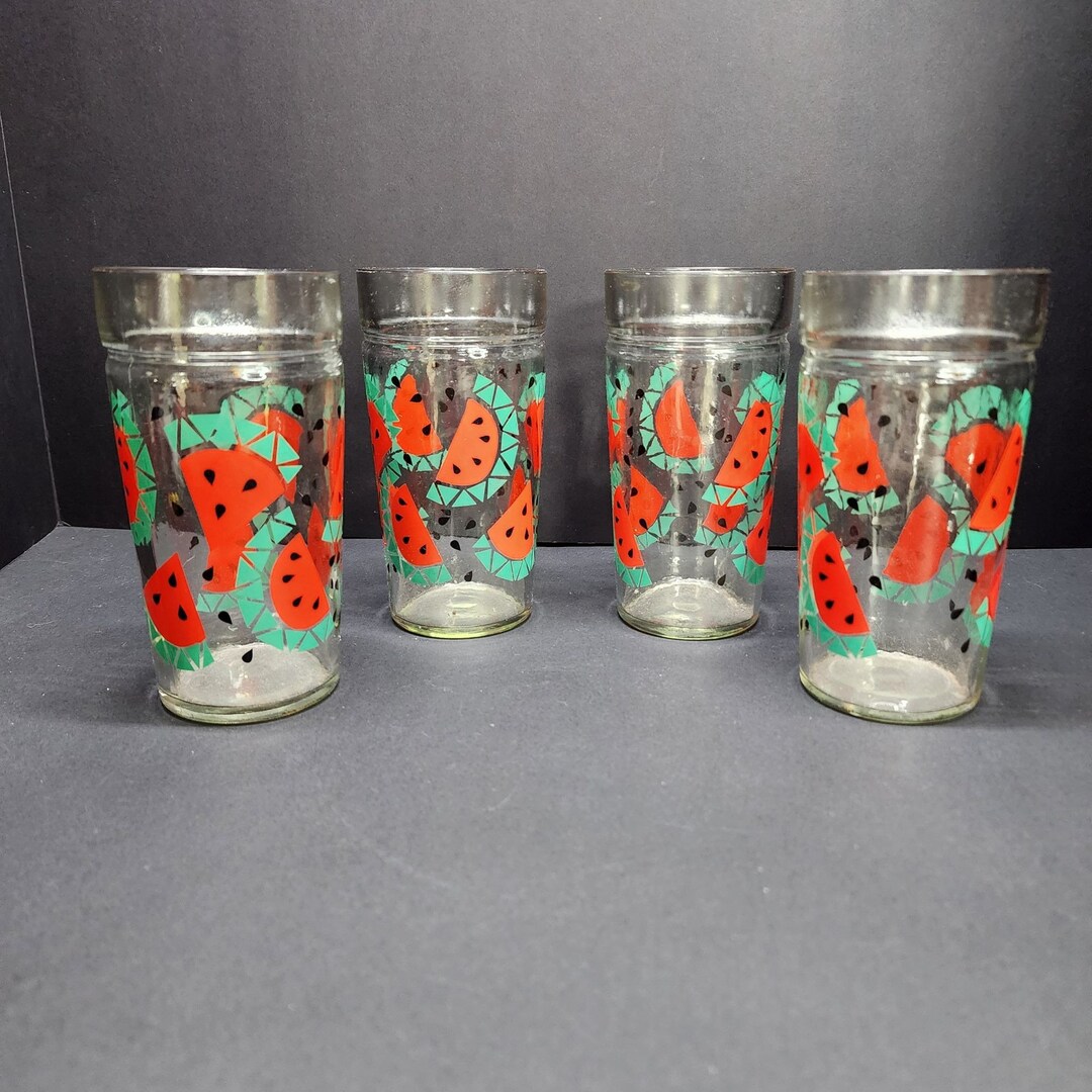 Vintage Jelly Jar Glasses